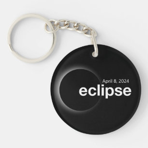 Total Solar Eclipse 2024 Keychain