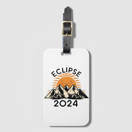 Total Solar Eclipse 2024 Luggage Tag