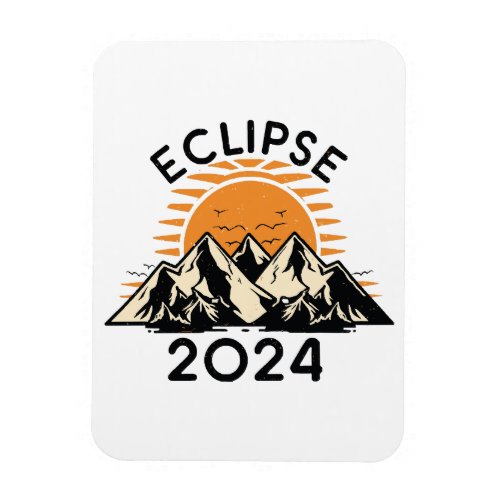 Total Solar Eclipse 2024 Magnet