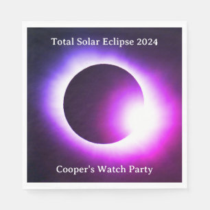 Total solar eclipse 2024 napkins