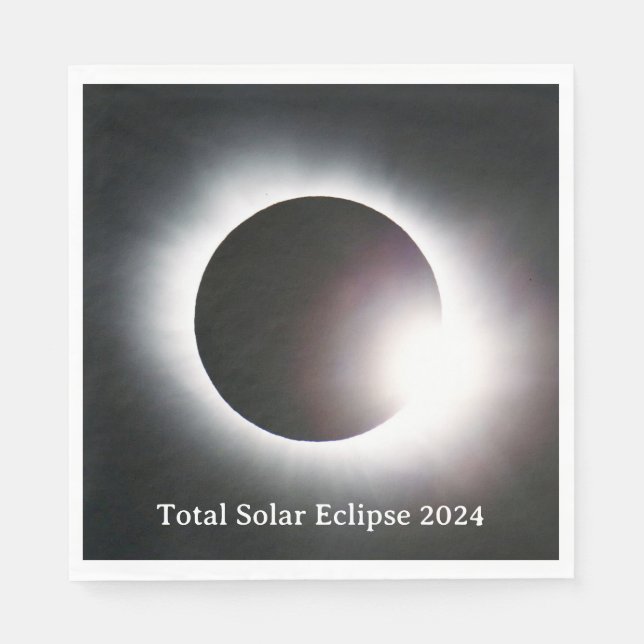 Total solar eclipse 2024 napkins (Front)
