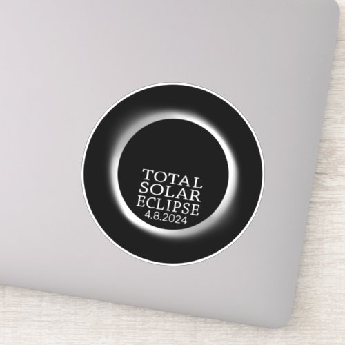 Total Solar Eclipse _ 2024 or custom date Sticker