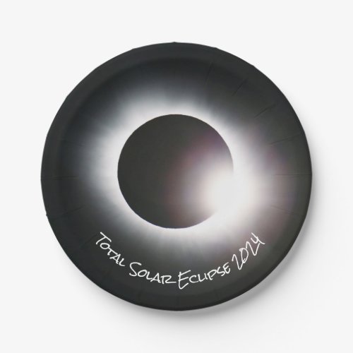 Total solar eclipse 2024 paper plates