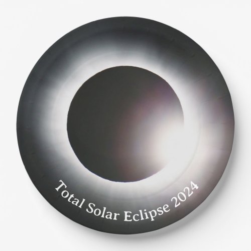 Total solar eclipse 2024 paper plates