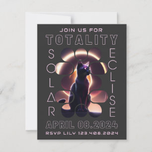 Total Solar Eclipse 2024   Party Invitation