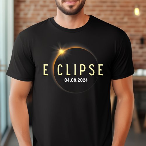 Total Solar Eclipse 2024 Path Of Totality April 8  T_Shirt