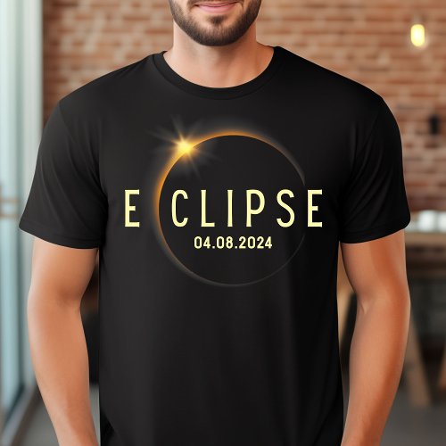 Total Solar Eclipse 2024 Path Of Totality April 8  T_Shirt