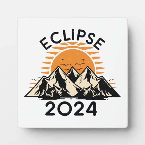 Total Solar Eclipse 2024 Plaque