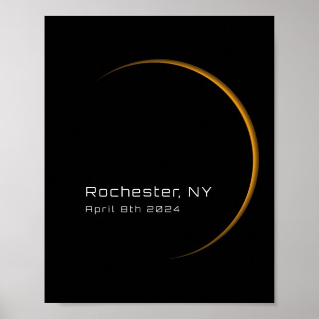 Total Solar Eclipse 2024  Poster (Front)
