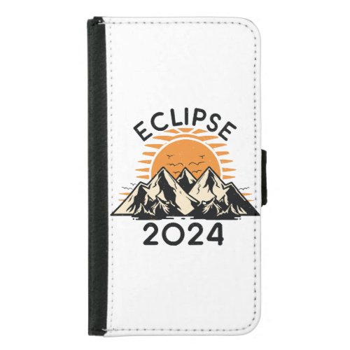 Total Solar Eclipse 2024 Samsung Galaxy S5 Wallet Case