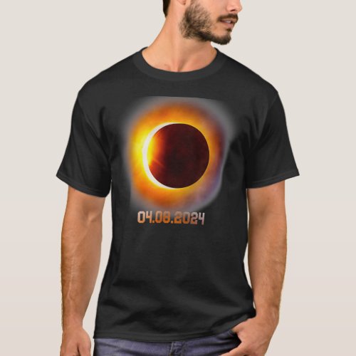 Total Solar Eclipse 2024  Spring April 8th 2024 T_Shirt