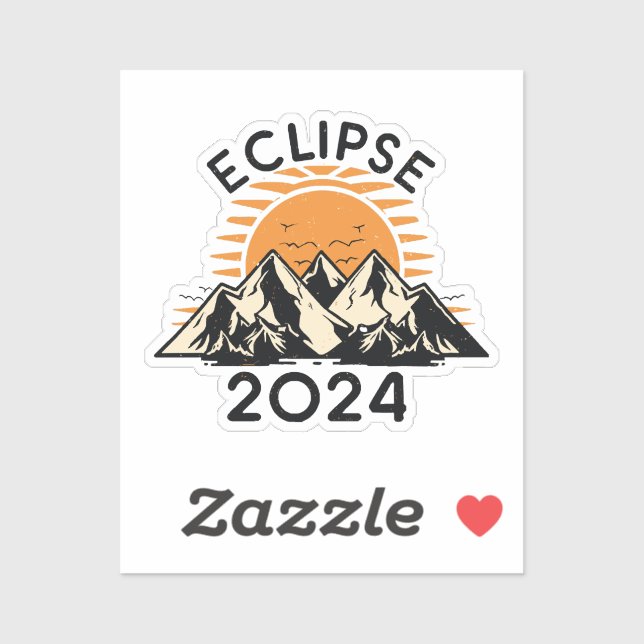 Total Solar Eclipse 2024 Sticker (Sheet)