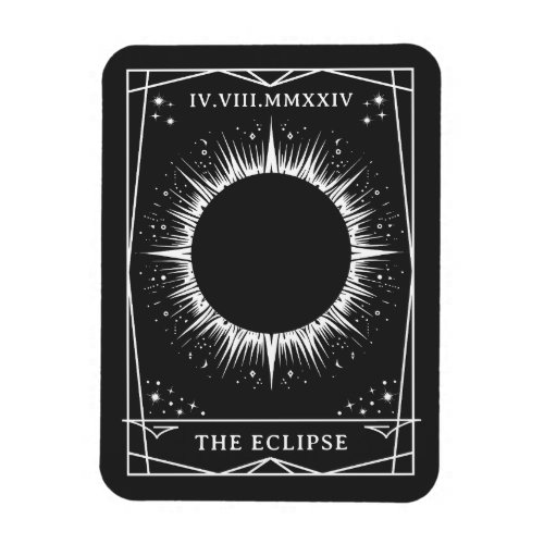 Total Solar Eclipse 2024 Tarot Fortune Teller Magnet