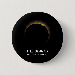 Total Solar Eclipse 2024 Texas  Button