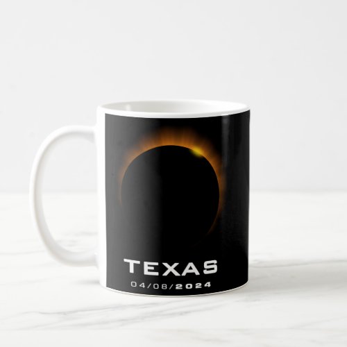 Total Solar Eclipse 2024 Texas Coffee Mug
