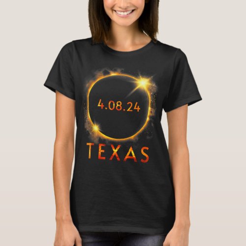 Total Solar Eclipse 2024 Texas Tank Top1 