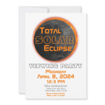 Total Solar Eclipse 2024 Viewing Party Moon Sun