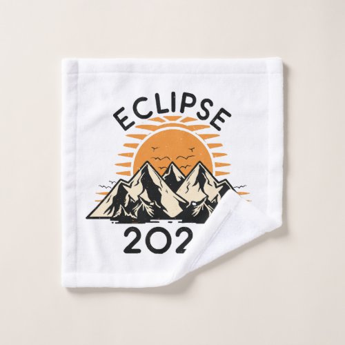 Total Solar Eclipse 2024 Wash Cloth