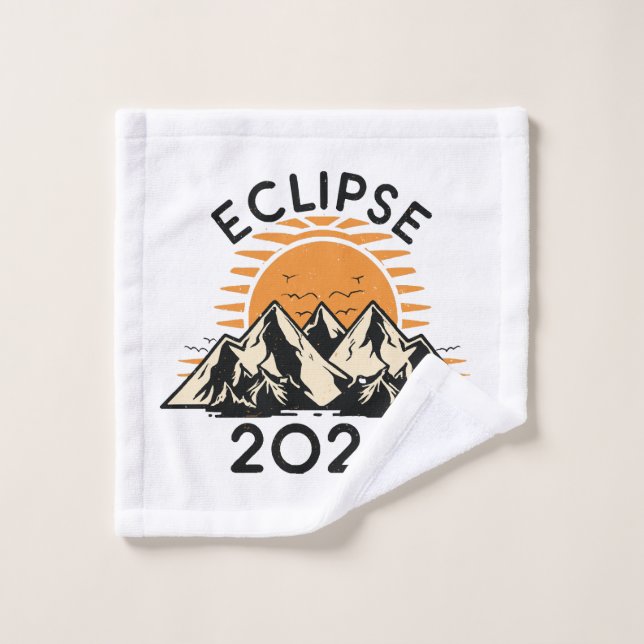 Total Solar Eclipse 2024 Wash Cloth (Wash Cloth)