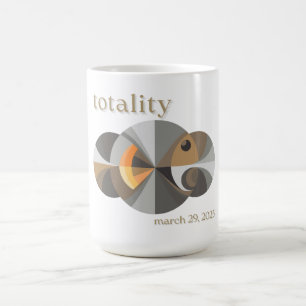 Total Solar Eclipse 2025 funny design. Totality Coffee Mug