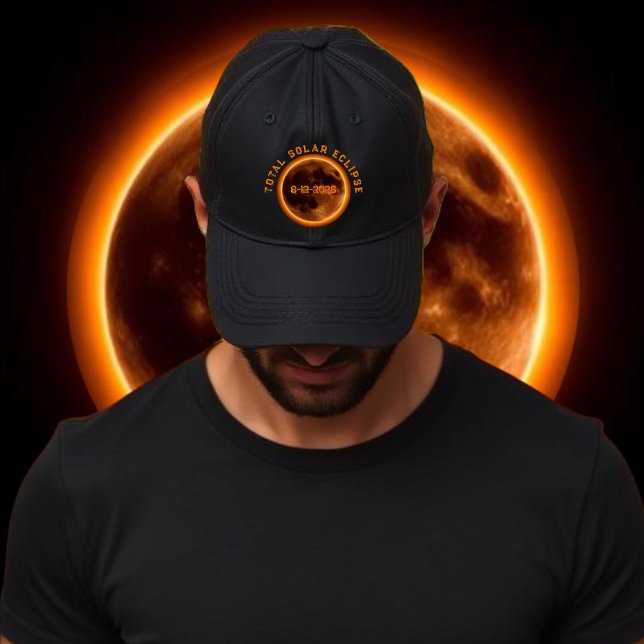 Total Solar Eclipse 2026 Hat (Zazzle Total Solar Eclipse 2026 Hat)