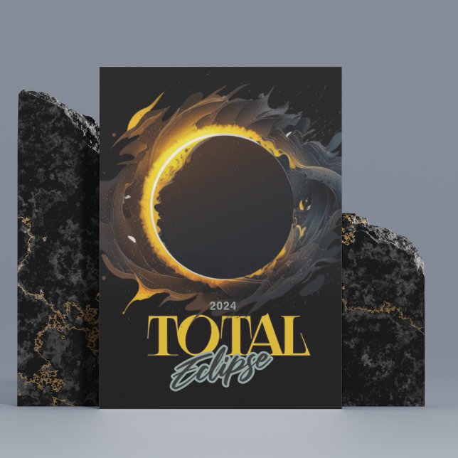 Total Solar Eclipse 2026 Keepsake Family Black  Postcard (Creator Uploaded)
