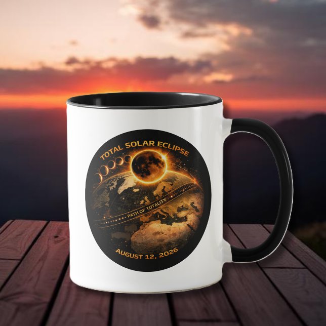 Total Solar Eclipse 2026 Path of Totality Mug (Total Solar Eclipse 2026 Path of Totality Mug )