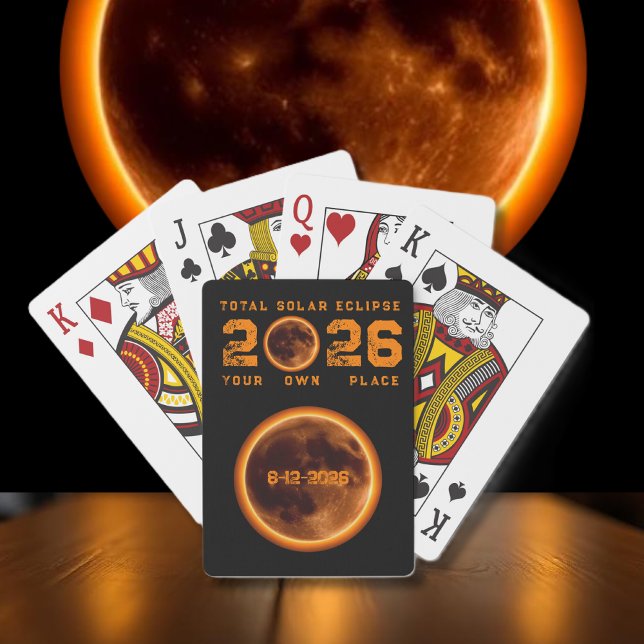 Total Solar Eclipse 2026 Poker Cards (Total Solar Eclipse 2026 Poker Cards Souvenir)