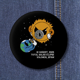 Total Solar Eclipse 2026 Spain Photobomb Button