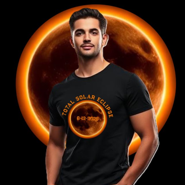 Total Solar Eclipse 2026 T-Shirt (Total Solar Eclipse 2026- t shirt August 12 2026 )