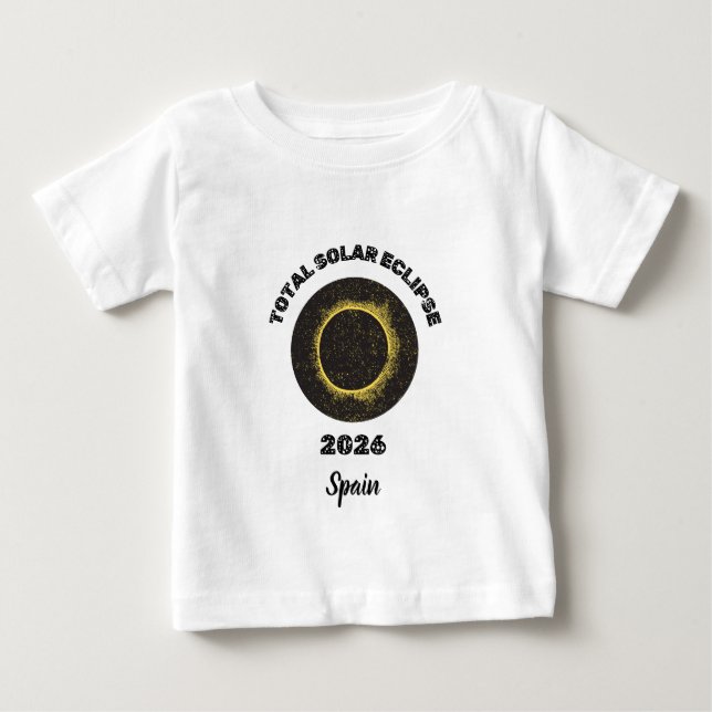 Total Solar Eclipse 2026 Totality Baby T-Shirt (Front)