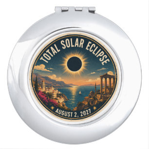 Total Solar Eclipse 2027 Compact Mirror