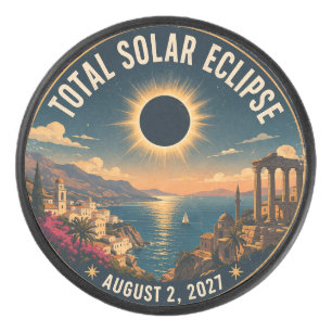 Total Solar Eclipse 2027 Hockey Puck