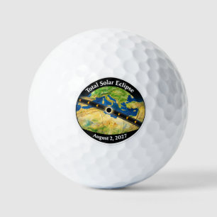 Total Solar Eclipse 2027 Map Golf Balls