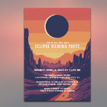 Total Solar Eclipse 4.8.2024 Scenic Viewing Party Invitation<br><div class="desc">🎉 Join us for a celestial celebration at our Total Solar Eclipse Viewing Party on April 8, 2024! 🌞🌚 Immerse yourself in the enchanting atmosphere of the celestial spectacle unfolding over America, Mexico, and Canada. 🌍🌌 🌑 Our invitation features an eclipse scene with mountains, lakes, and rivers—an ideal match for...</div>