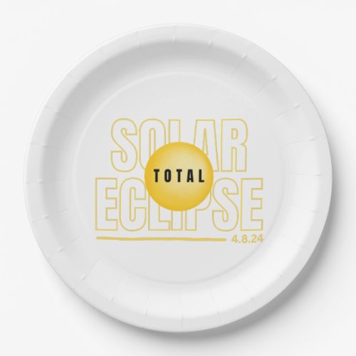 Total Solar Eclipse 4824 Paper Plates