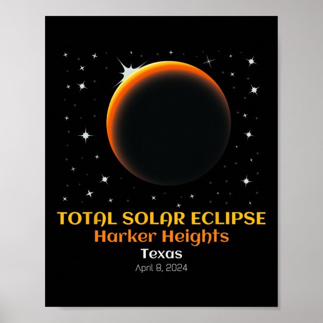 Total Solar Eclipse April 86  Poster (Front)