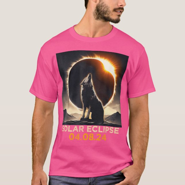 Total Solar Eclipse April 8 2024 America Wildernes T-Shirt (Front)