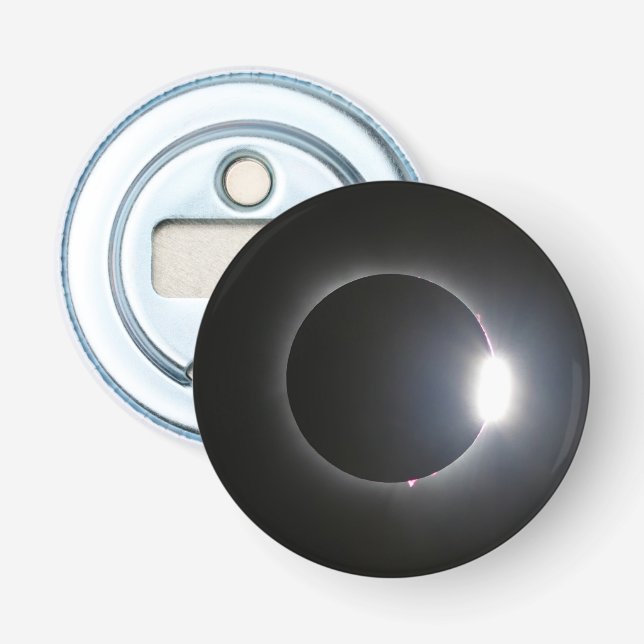 Total Solar Eclipse April 8, 2024 Bottle Opener (Front)