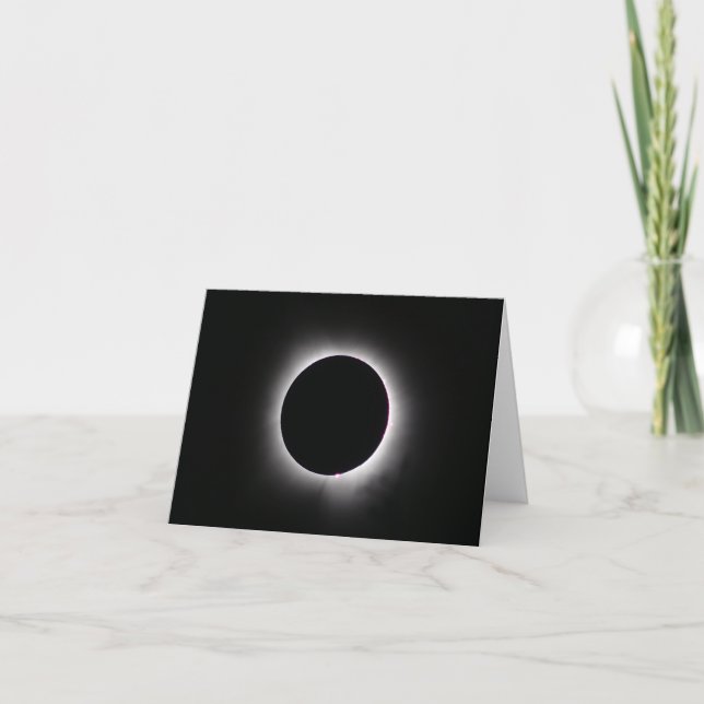Total Solar Eclipse April 8, 2024 Card (Front)