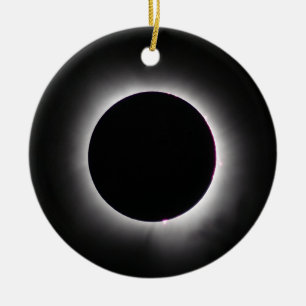 Total Solar Eclipse April 8, 2024 Ceramic Ornament