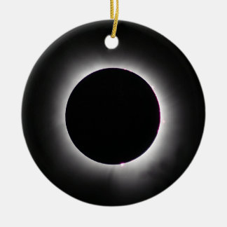 Total Solar Eclipse April 8, 2024 Ceramic Ornament