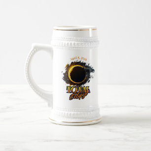 Total Solar Eclipse April 8, 2024 Commemorative  Beer Stein
