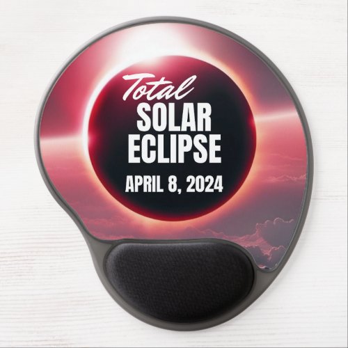 Total Solar Eclipse April 8 2024 Commemorative  Gel Mouse Pad