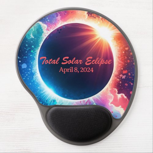 Total Solar Eclipse April 8 2024 Commemorative Gel Mouse Pad