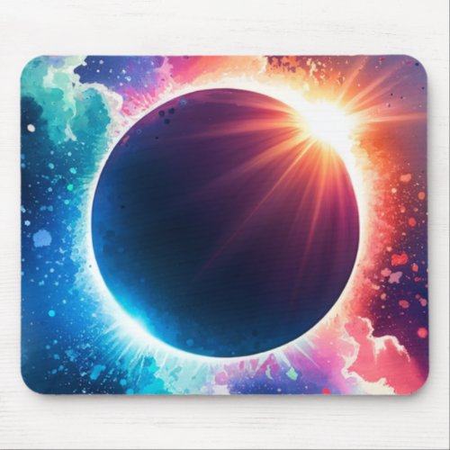 Total Solar Eclipse April 8 2024 Commemorative  Mouse Pad