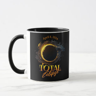 Total Solar Eclipse April 8, 2024 Commemorative  Mug