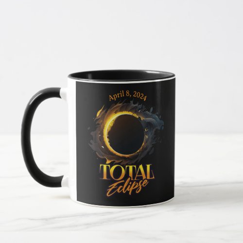Total Solar Eclipse April 8 2024 Commemorative  Mug
