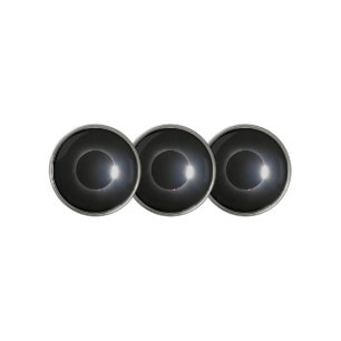 Total Solar Eclipse April 8, 2024 Golf Ball Marker