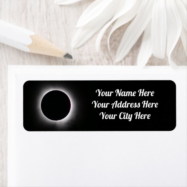 Total Solar Eclipse April 8, 2024 Label (Insitu)